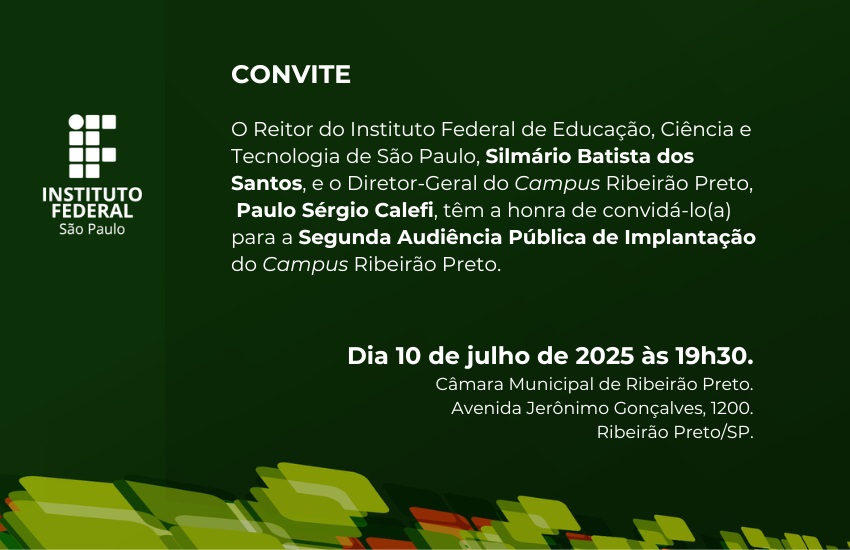 2ª Audiência Pública do Campus Ribeirão Preto