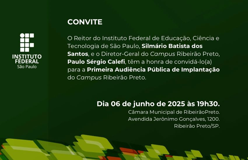 1ª Audiência Pública do Campus Ribeirão Preto